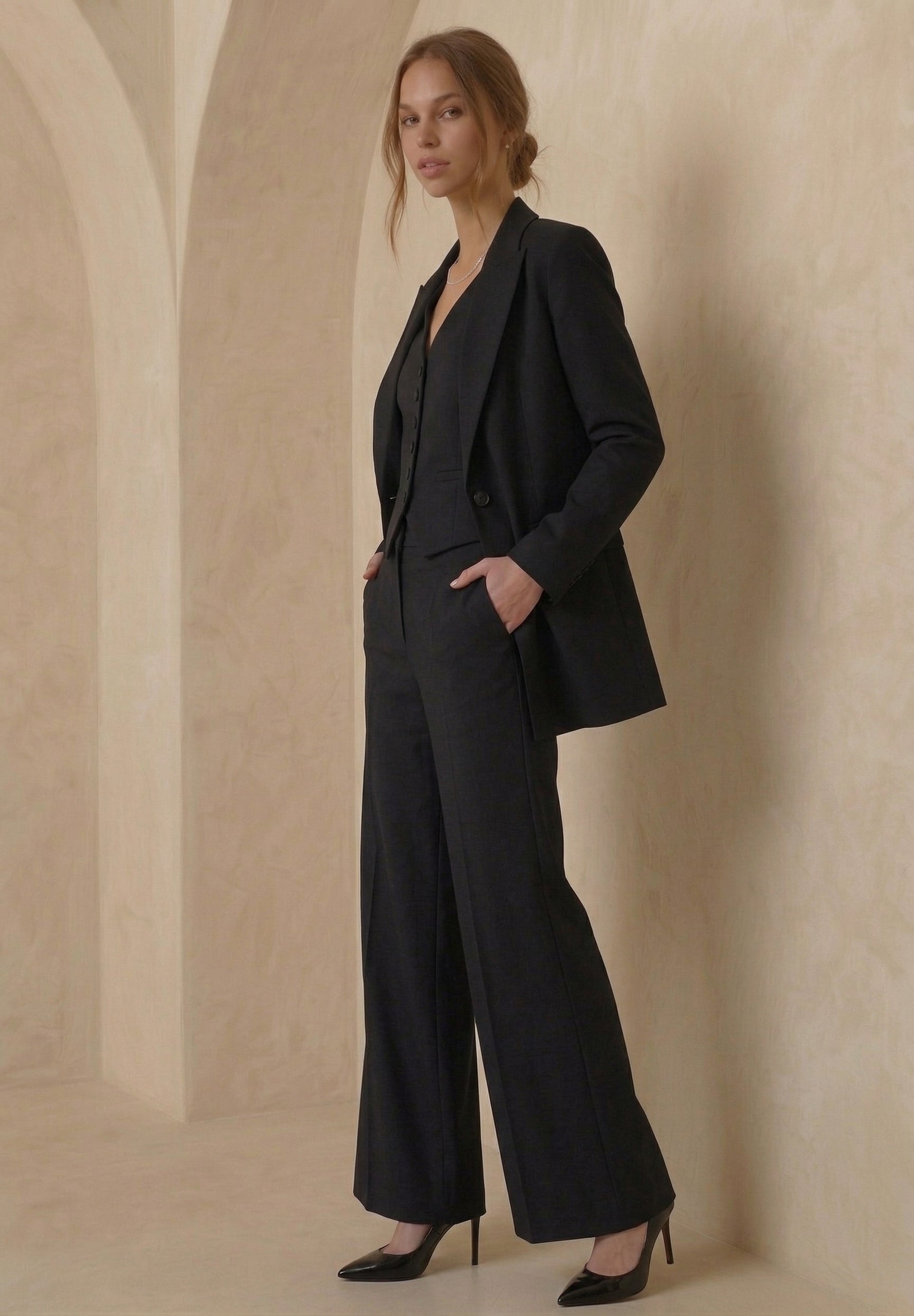DELTA VEST & MIRA JACKET & CALVA TROUSERS SUIT