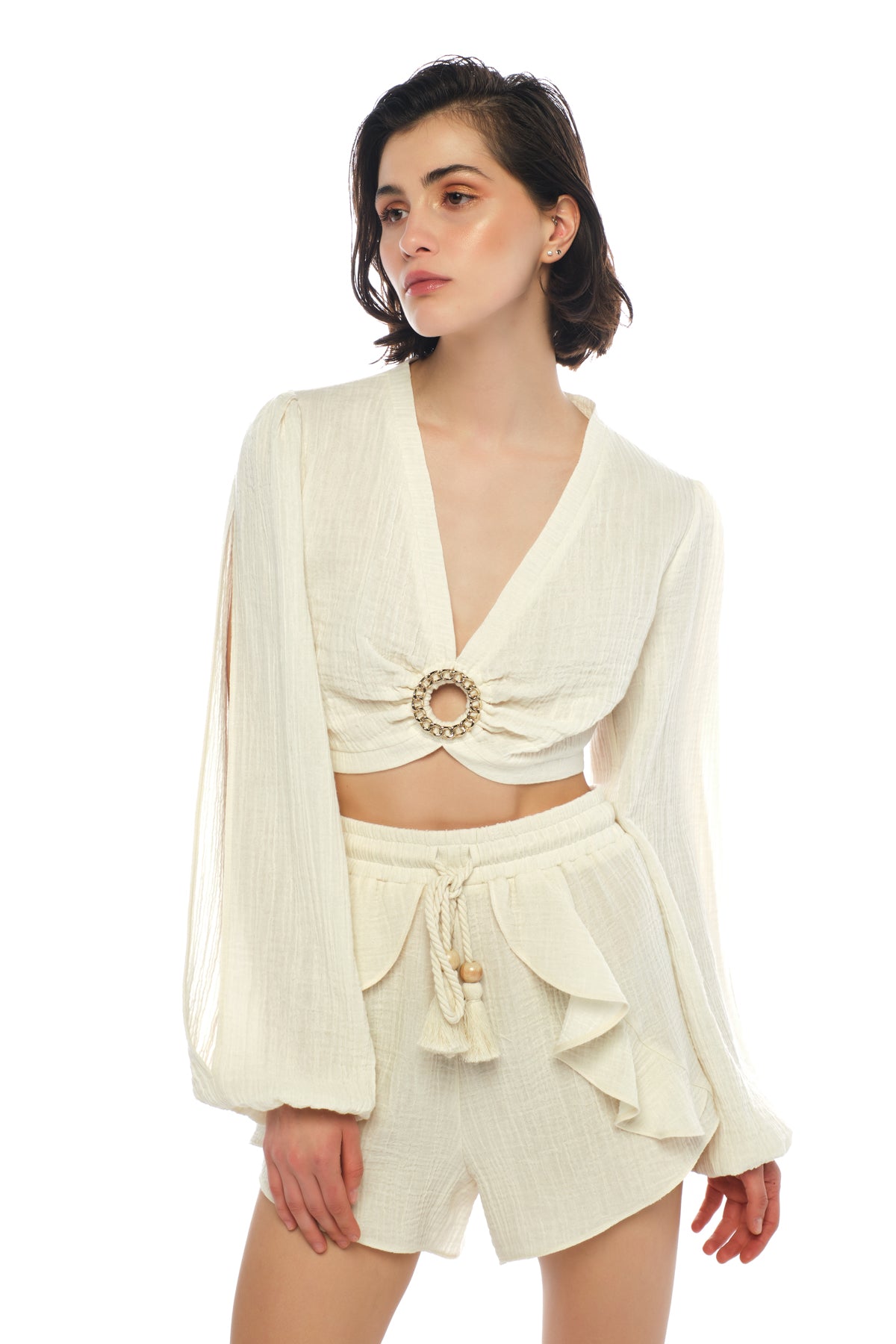 DARYA BLUE & MARINA SHORTS SET