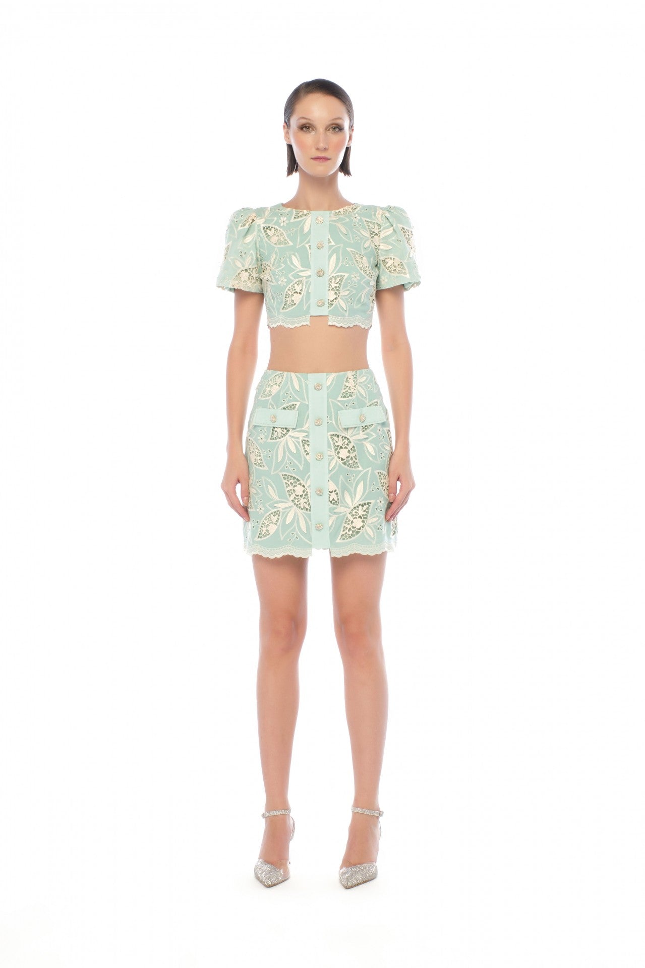 ALEXIS BLUE & VERA SKIRT SUIT
