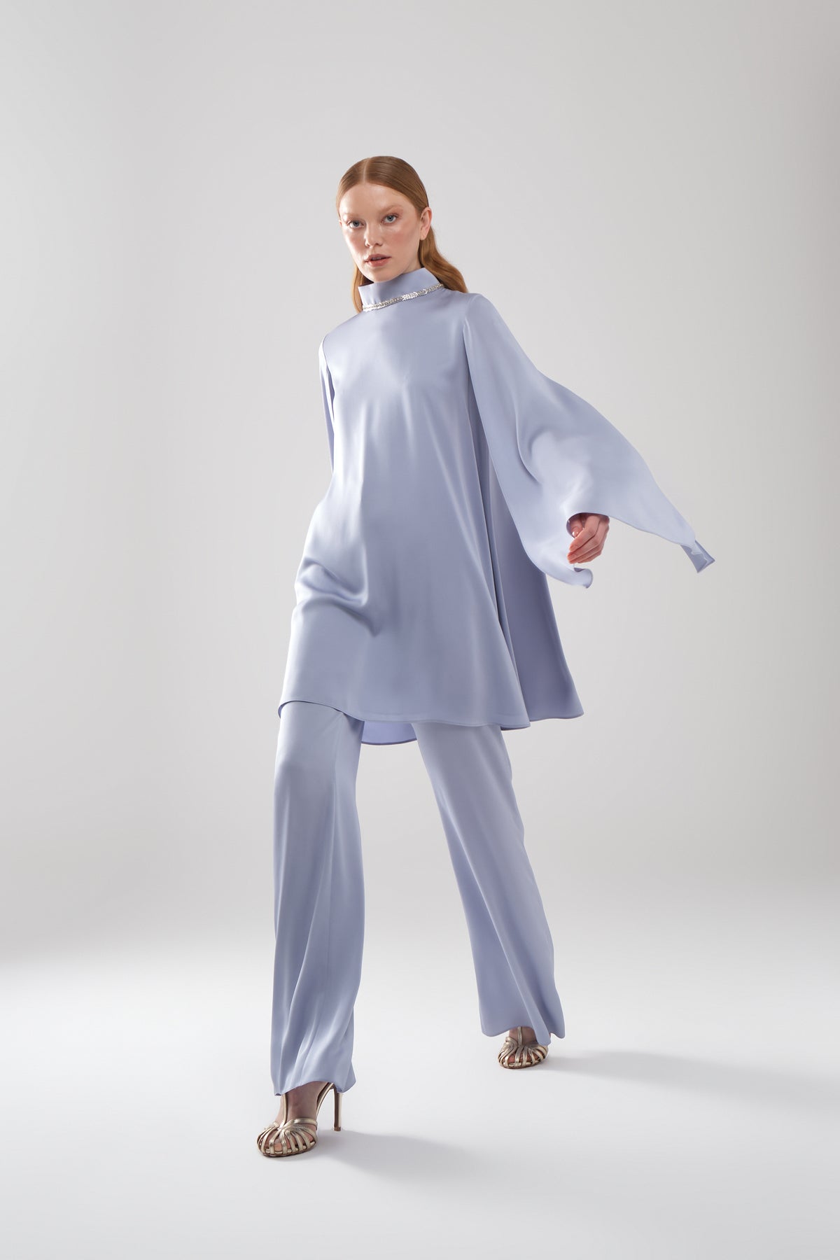 ELLE TUNIC BLOUSE & PANTS SET